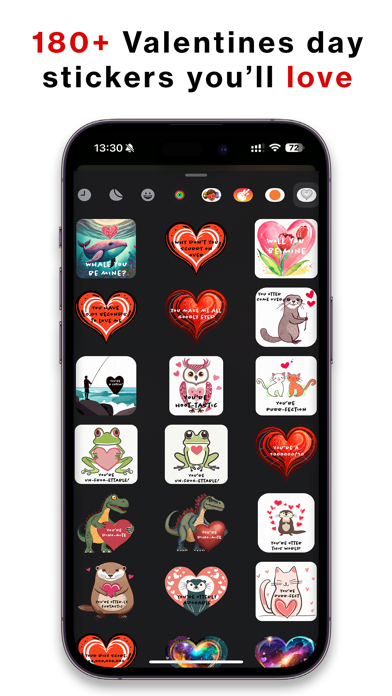 Screenshot #1 pour 2024 Valentines Day Stickers