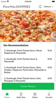 pizza max dumfries iphone screenshot 2