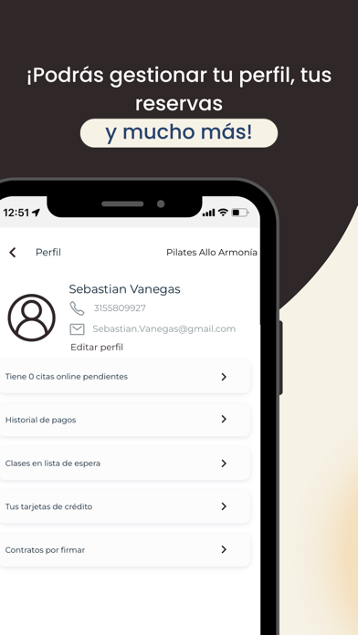 Pilates Allo Armonía Screenshot