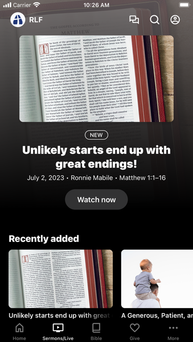Redeemed Life Fellowship Screenshot