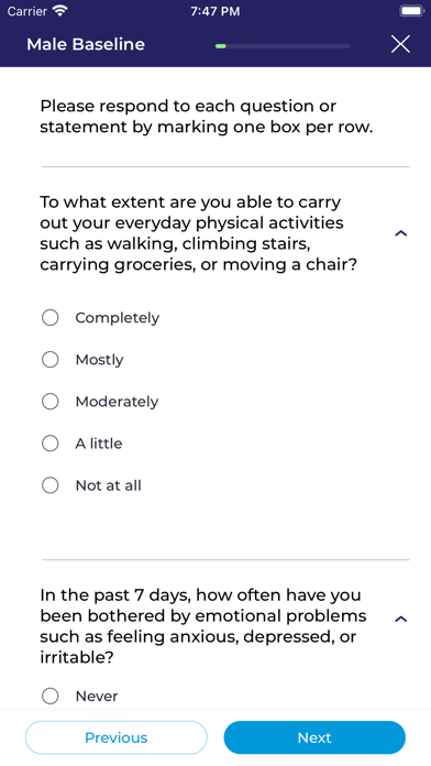 The NYCFREE Study Screenshot