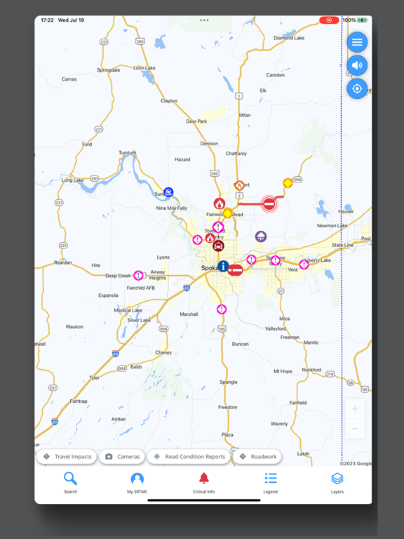 SRTMC iPad screenshot 2 - Travel app