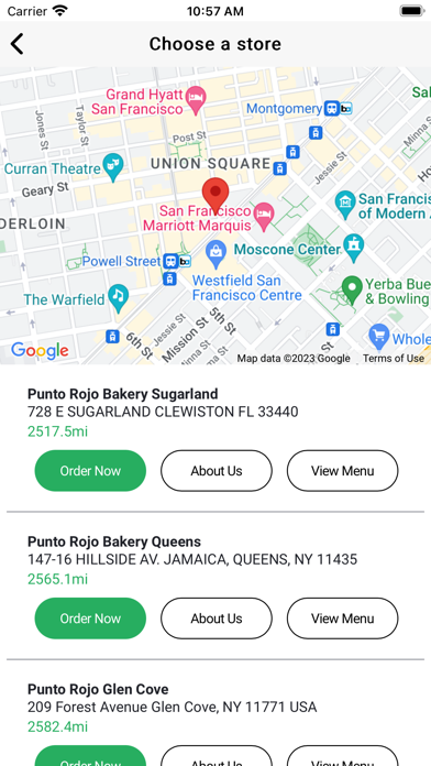 Punto Rojo Restaurant Screenshot