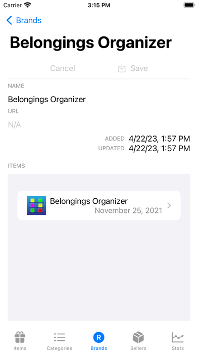 Belongings Organizerのおすすめ画像5