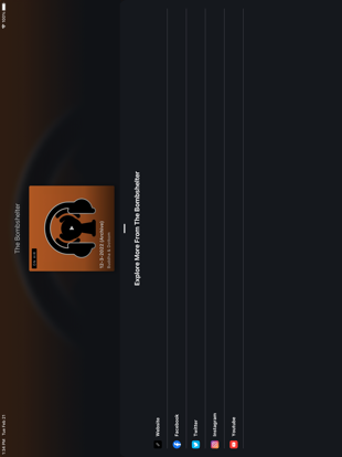 The Bombshelter iPad screenshot 3 - Music app