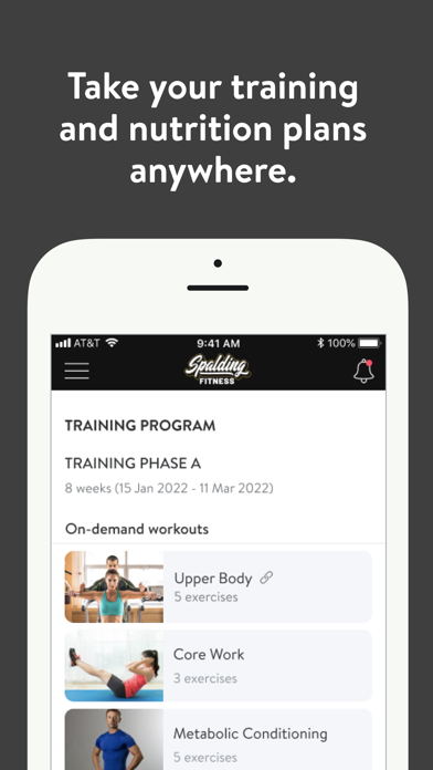 Spalding Fitness Screenshot