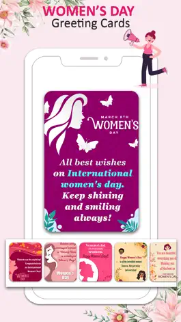 Game screenshot Women's Day Greeting Card wish apk