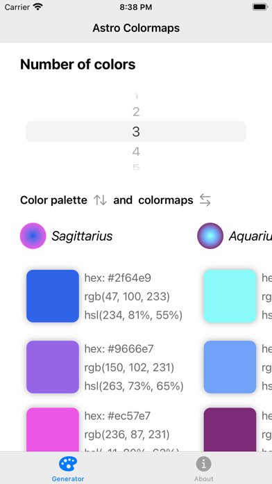 Astro Colormaps Screenshot 2 - AppWisp.com Astro Colormaps Screenshot 2 - AppWisp.com