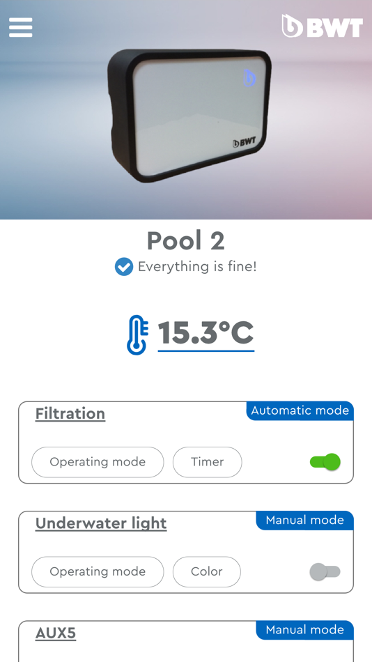 #2. BWT Pearl Connect (iOS) Podle: BWT Pool Products