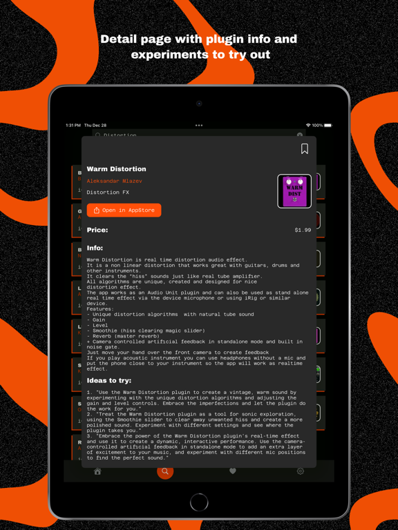 Find That Sound iPad screenshot 4 - Music app