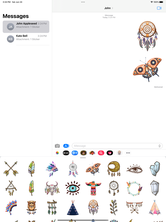 Screenshot #4 pour Boho Ornaments Spirit Stickers