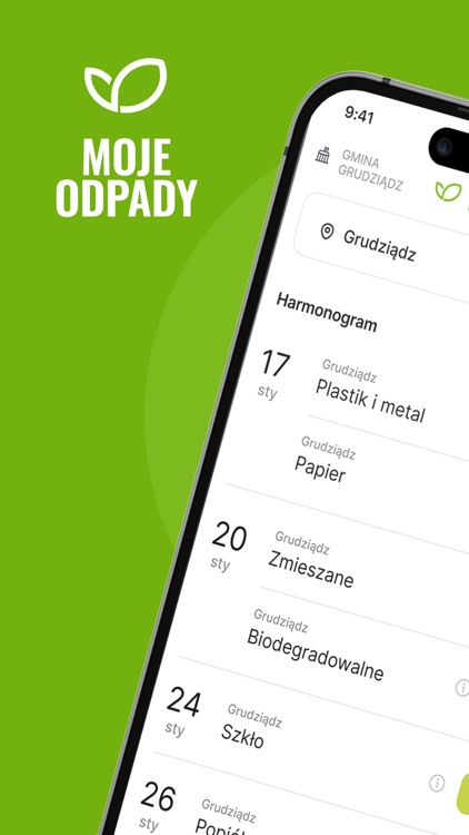 Waste collection schedule