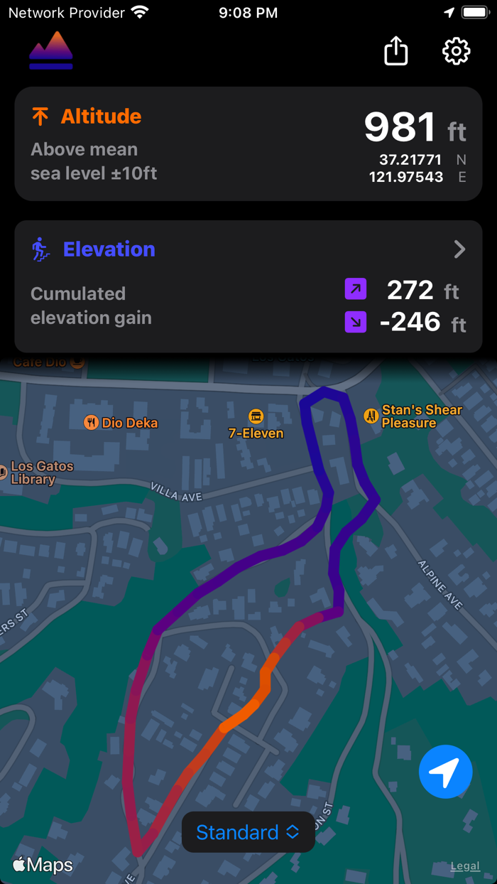 Elevation Tracker