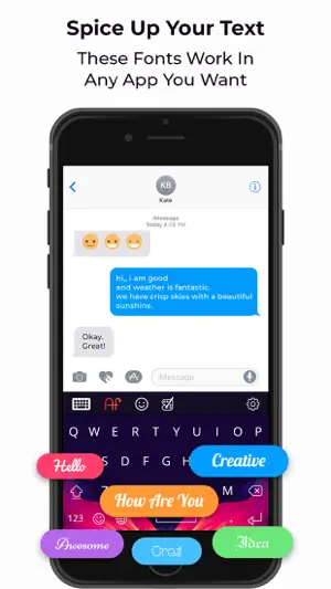 Font Party: New Keyboard Fonts screenshot 3