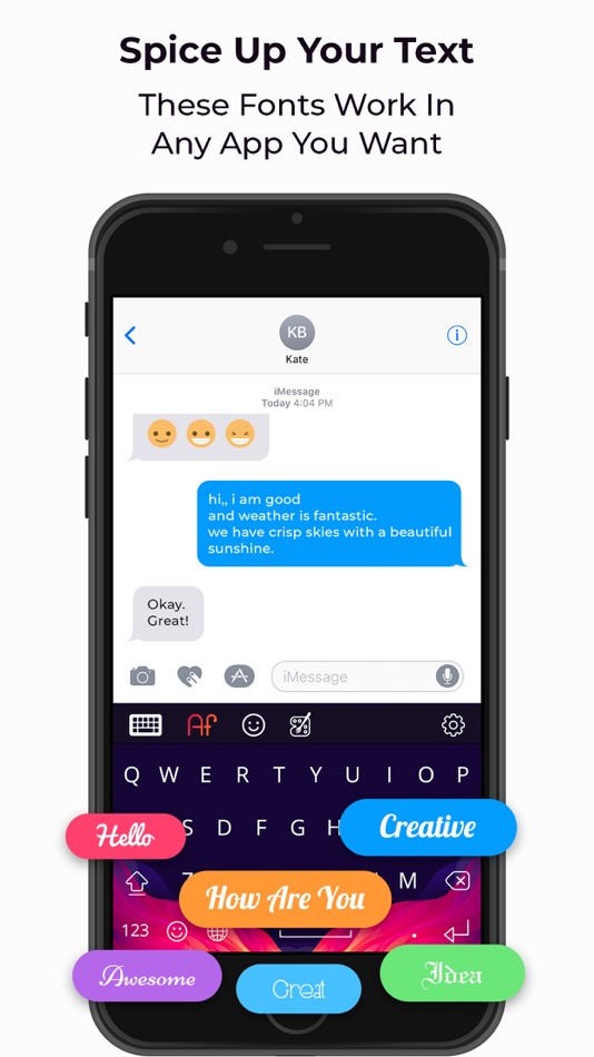 #3. Font Party: New Keyboard Fonts (iOS) 来自: Daneco Ltd.