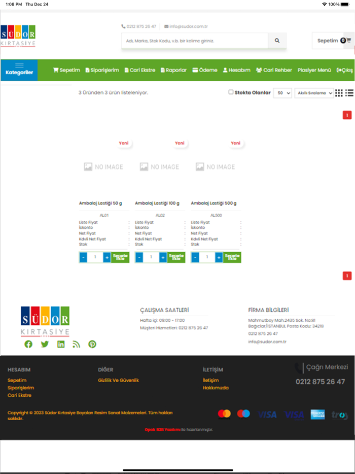 Südor Kırtasiye B2B