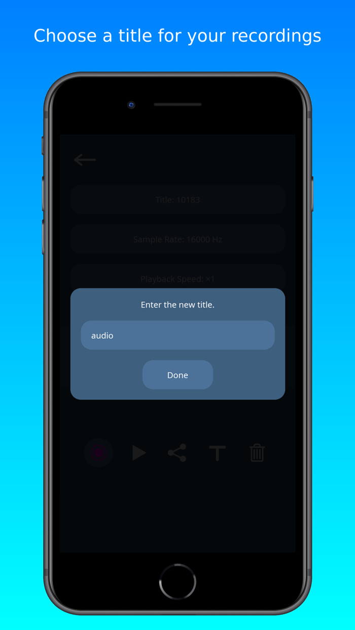 WaveRec Voice Memo Recorder