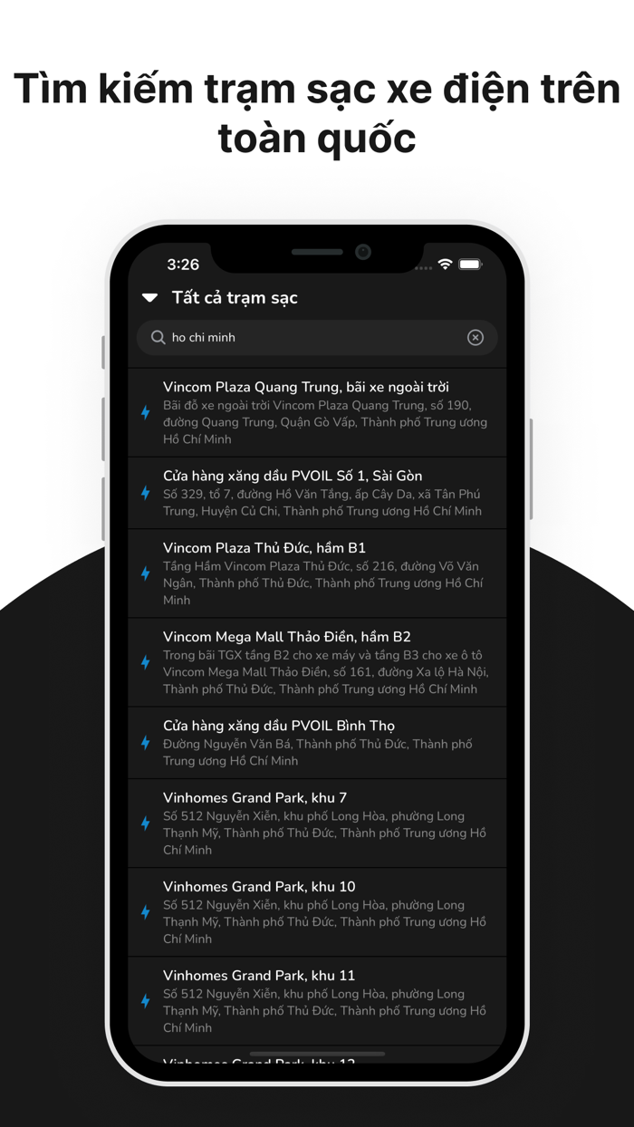Tìm Trạm Sạc