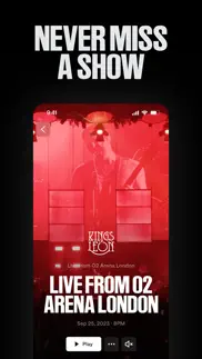 veeps: watch live music iphone screenshot 1