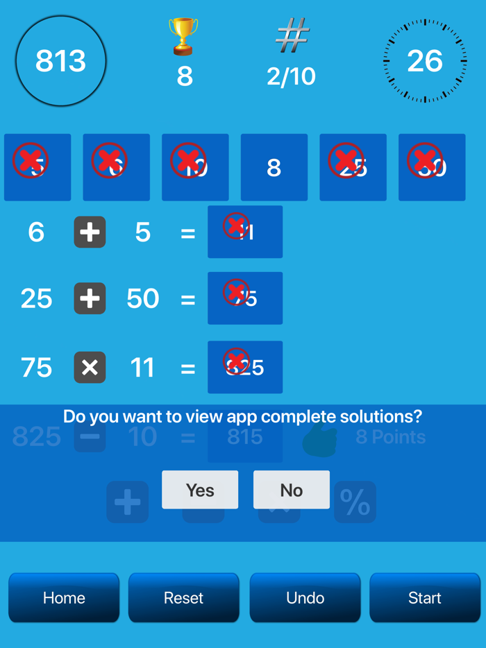 The Countdown Numbers Game