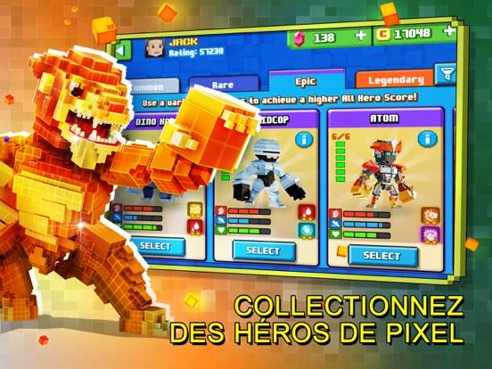Screenshot #4 pour Super Pixel Heroes