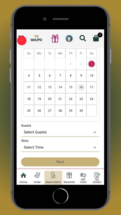 Golpo - Bengal Cafe Restaurant Screenshot