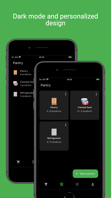 Grocery shared list and pantry Screenshot