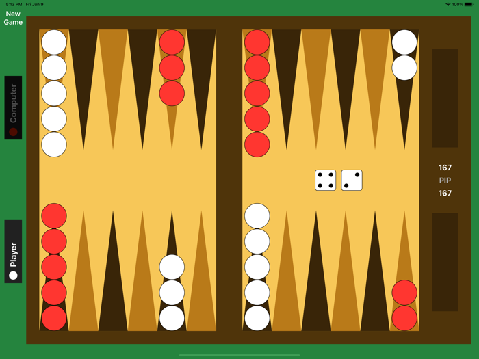 Simple Backgammon