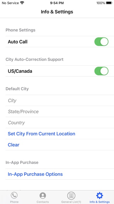 VisuCaller Screenshot