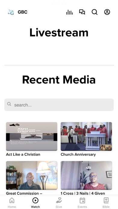 Galilee Baptist Church Screenshot