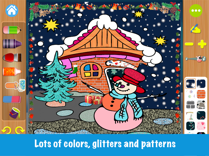 Christmas and New year coloring