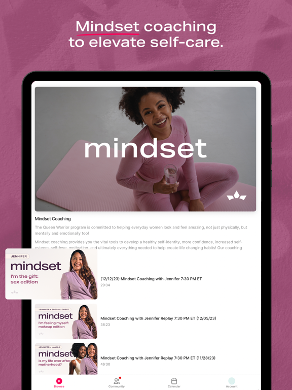 Queen Warriors TV iPad screenshot 6 - Health & Fitness app