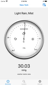 barometer - air pressure iphone screenshot 1
