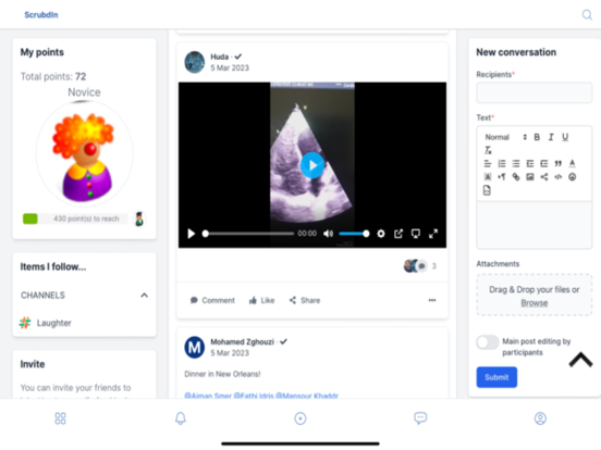 Scrubdin iPad screenshot 6 - Social Networking app