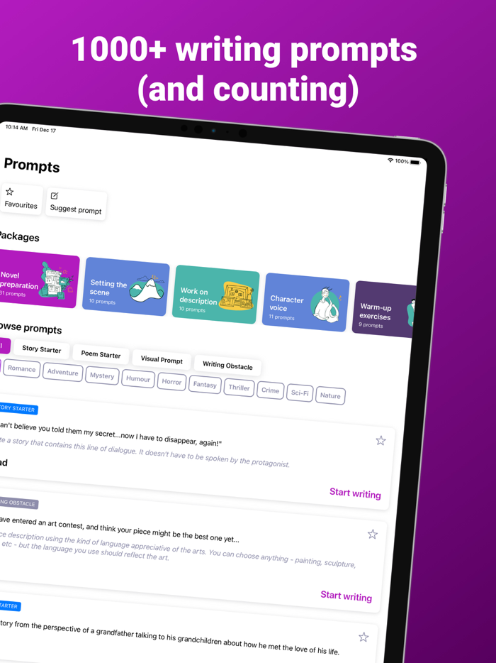 Writing Prompts - Daily