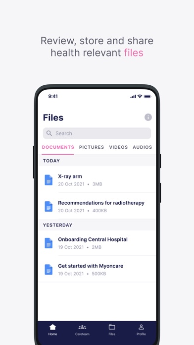 myoncare Screenshot