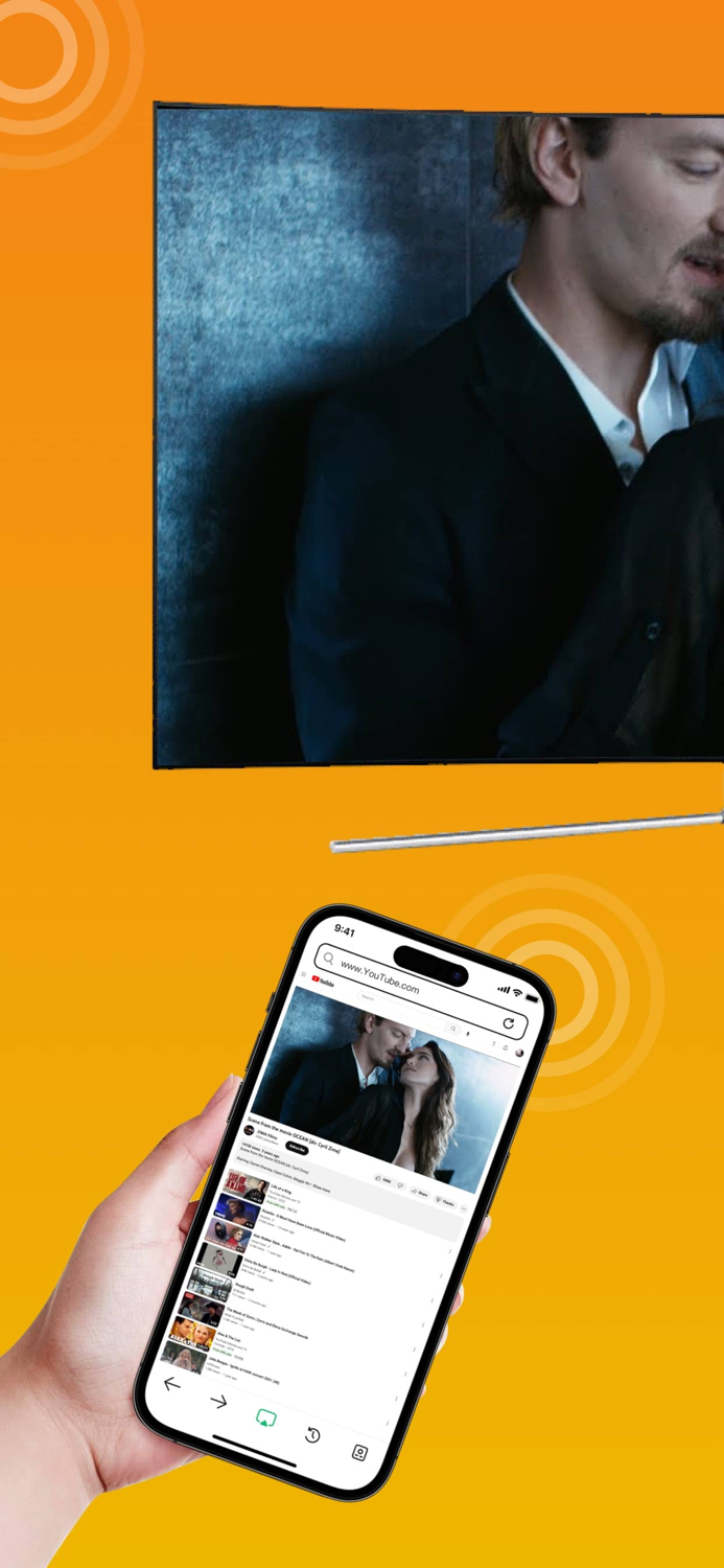 Screen Mirroring Web Cast TV