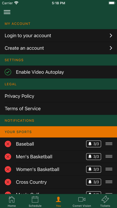 UT Dallas Athletics Screenshot