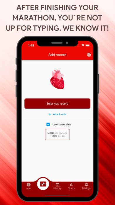 Hearth Rate Monitor App | HRM Screenshot