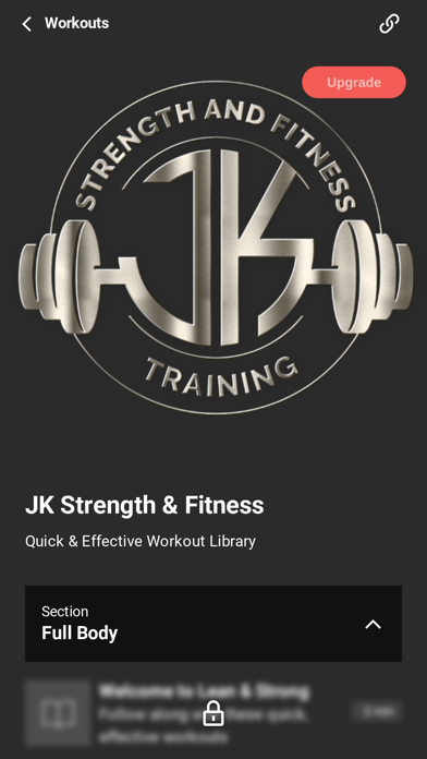 JK Strength & Fitness Screenshot