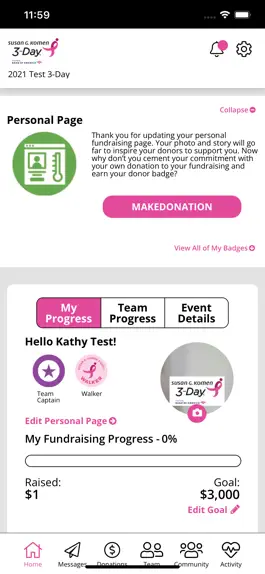 Game screenshot Susan G. Komen 3-Day® apk