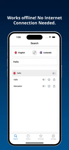 Game screenshot English Icelandic Dictionary + mod apk