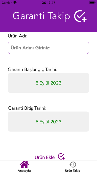 Garanti Takip - Garanti Süreci Screenshot
