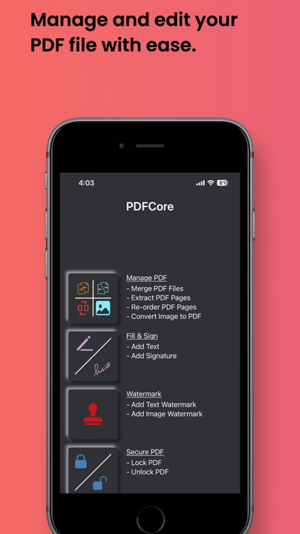 PDF Editor-PDFCore