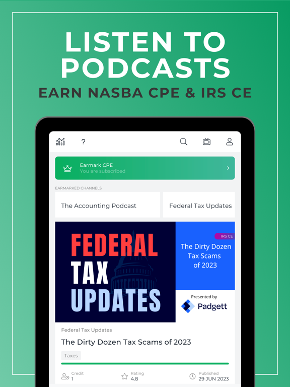 Earmark iPad screenshot 1 - Education app