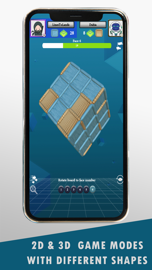 #3. 3D Dots & Boxes (Lines2Lands) (iOS) 由: Fahad Almashaykhi