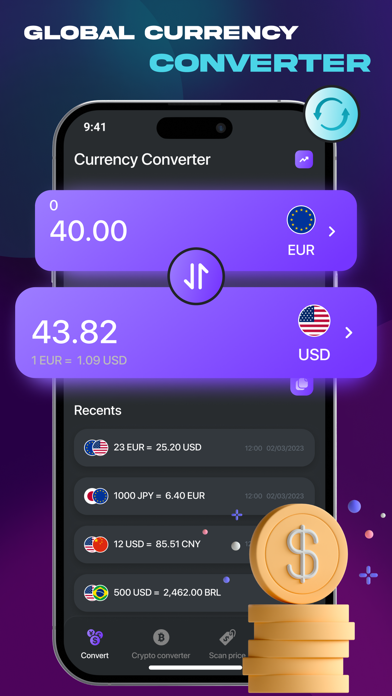 Real-time Currency Converterのおすすめ画像1