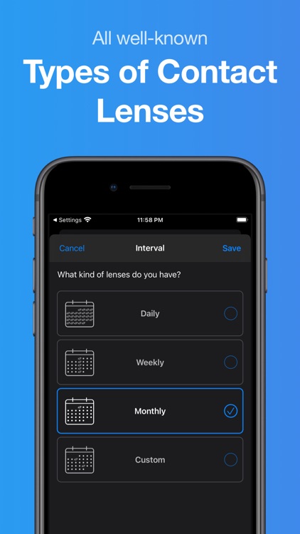 Lensy - Contact Lens Tracker