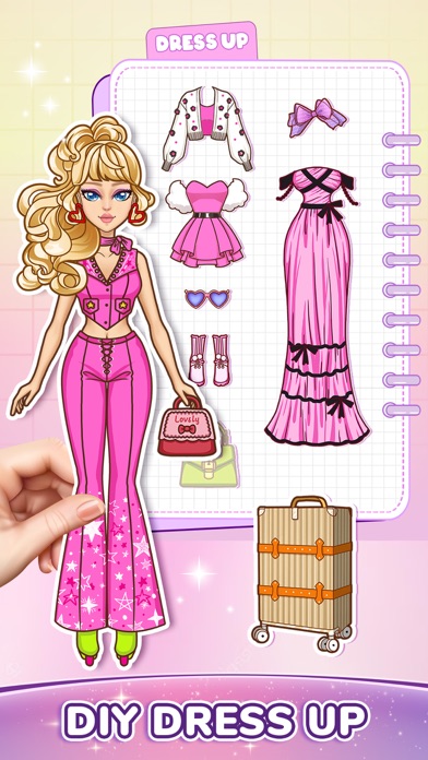 DIY Paper Doll Dress Up Screenshot