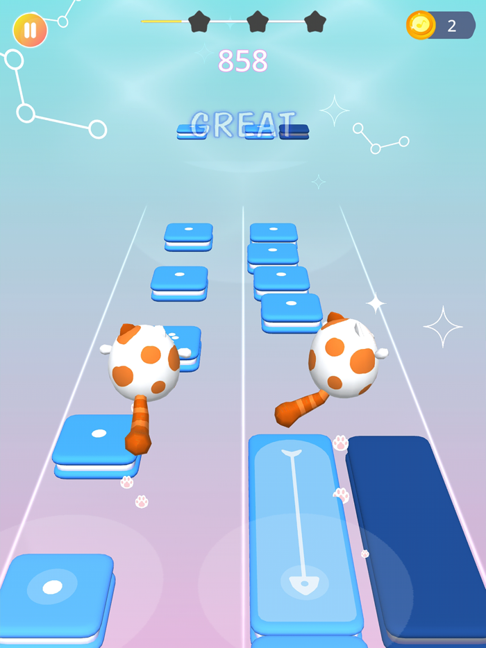 Dancing Cats Duet Meow